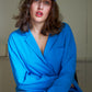 Snuggle pajama shirt - Bright blue