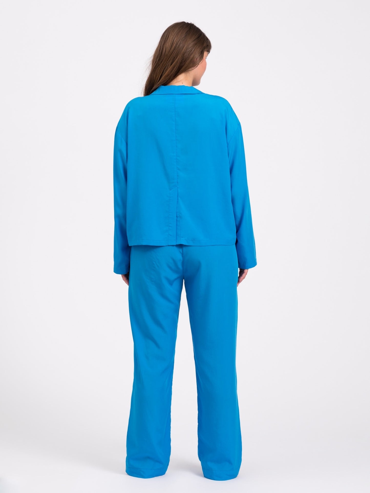 Snuggle pajama shirt - Bright blue